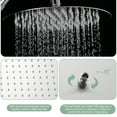 thumbnail image 5 of Kichae Dual Shower Combo Stainless Steel 10" Shower Head,5-Setting Handheld Shower Sprayer, 5 of 9