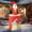 B-Multicolor, variant on Topcobe 7FT Christmas Inflatable Santa in Chimney Up and Down, Blow Up Decoration with Built-in LED Lights for Indoor Party, Holiday Decoration for Indoor Outdoor