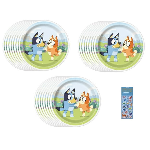 Unique Child Bluey Birthday Party Supplies, Paper Birthday, 24 Count