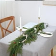 thumbnail image 3 of Norfolk Pine Garland - 9ft Artificial Christmas Garland Greenery Garland for Table Fireplace Mantle Window Stairs Outdoor Decoration, 3 of 5