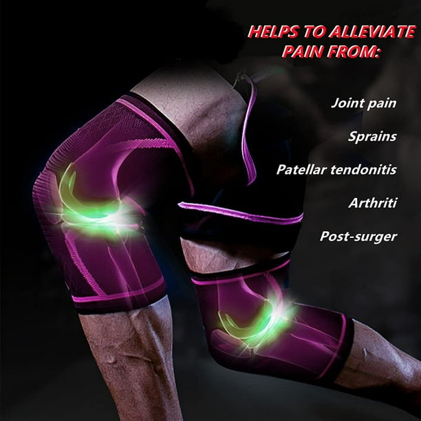 1 Pair Knee Braces for Men & Women, Sports Knee Brace Professional Knee  Brace, Fitness, Sports, Arthritis, Joint Pain Relief, Da 