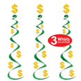 thumbnail image 2 of Decoraciones colgantes Whirls Beistle $ Whirls Casino Party, 2 of 6