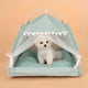 thumbnail image 5 of ZK20 Pet Dog Tent House Floral Print Enclosed Cat Tent Bed Indoor Folding Portable Comfortable Kitten Bed Kennel For Small Pets ShopWise Round, 5 of 16