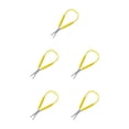 thumbnail image 3 of Guardoinrt Safety Sturdy Elastic Stationery Scissors Multi-functional Self-Opening Office Paper Shear Teens Students Yellow 5Set, 3 of 6