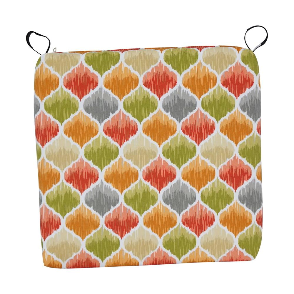 20-inch by 19-inch Patterned Outdoor Chair Cushion 93454-1CH-OD-220