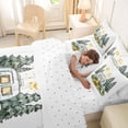 thumbnail image 5 of Catabedysis Watercolor Cartoon Camping 7-Piece Twin Bedding,Dog Camper Print Bedding Comforter Set For Boys,Multicolor,Reversible, 5 of 7