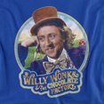 thumbnail image 2 of Willy Wonka and The Chocolate Factory Its Scrumdiddlyumptious Women's T Shirt, Royal, Small, 2 of 6