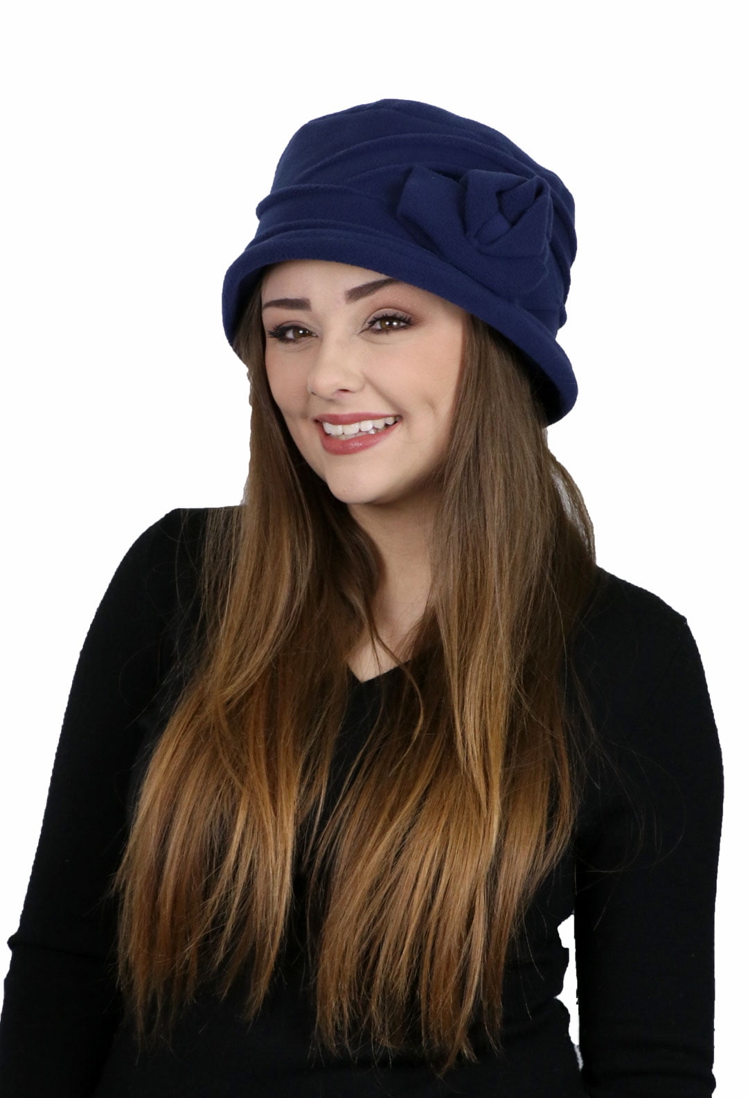 Hats Scarves & More - Womens Hat Luxury Fleece Cloche Ladies Cancer