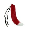 thumbnail image 2 of TAIAOJING 3D Cute Animal Tail Pendant Women Holder Pompoms Tail Fashionable Hairy Tail 50cm Plush Tail, 2 of 5