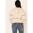 thumbnail image 3 of Shyanne Women's And White Embroidered Logo Crop Hoodie - SLFA21K60 X-  US, 3 of 4