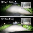 thumbnail image 4 of 2pcs Compatible for 6000K H7 LED Car Headlights Compatible for H1 H11 9006 9005 9012 H4 Car Bulb LED Automotive Lights CSP LED Car Headlight DC10-24V, 4 of 5