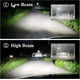 thumbnail image 4 of 2pcs Compatible for 6000K H7 LED Car Headlights Compatible for H1 H11 9006 9005 9012 H4 Car Bulb LED Automotive Lights CSP LED Car Headlight DC10-24V, 4 of 5