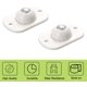 thumbnail image 3 of 16 ruedas giratorias autoadhesivas, ruedas universales de bola de transferencia de rotación de 360 ​​°C, mini ruedas de plástico para muebles, varias cajas de almacenamiento (bola de acero), 3 of 5