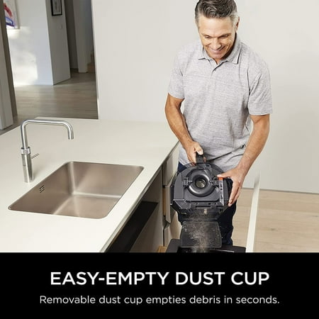 Shark - Vertex Bagless Corded Canister Vacuum with DuoClean PowerFins - Black/Copper