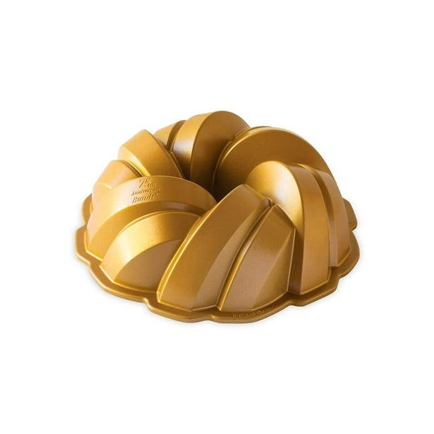 Bundt Pan Nordic Ware, 75 aniversario, trenzado Premier Gold Nordic Ware NA