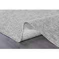 CAMILSON Solid Non Shedding EasyCleaning Outdoor Jute Rug Gray 6x9
