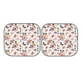 thumbnail image 7 of Balery 2 Piece Rose Flowers Car Windshield Sun Shade|Foldable Front Windshield Shade for Car Front Window for Most Sedans SUV Truck-Large, 7 of 7