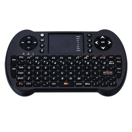 2.4G Mini USB Wireless English Russian Spanish Hebrew Version Keyboard Touchpad & Air Fly Mouse Remote Control for Windows Smart (Best Version Control For Windows)