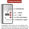 thumbnail image 5 of 3000W Electric Bucket Heater with Auto Shut-Off Timer Hot Tub Heater for EU Plug, 5 of 5