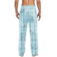 thumbnail image 6 of Fewfanhot Men's Plaid Pajama Pants - Casual Print Loose Fit Elastic Waist Bottoms Lounge Pants with Pockets, 6 of 9