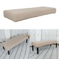thumbnail image 6 of Bench Cover Dining Room Accessories Covers for Office Bedroom Bar , Taupe, 6 of 8