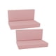 thumbnail image 3 of Fundas de cojín elásticas para comedor de RV, 2 fundas para respaldo y fundas para cojines de sofá Rosa, 3 of 9
