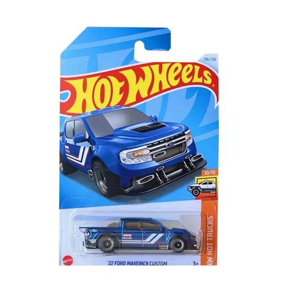 Original Hot Wheels Car 22 Ford Maverick Custom Toy for Boy Scale 1/64 Diecast Voiture Alloy Model Carro Collector Birthday Gift
