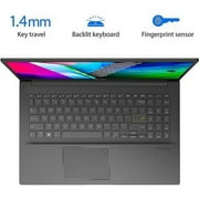 Vivobook 15 OLED K513 15.6 Full HD Laptop, Intel Core i5-1135G7 2.4GHz, 12GB RAM, 512GB SSD, Windows 10 Home, Free Upgrade to Windows 11, Indie Black