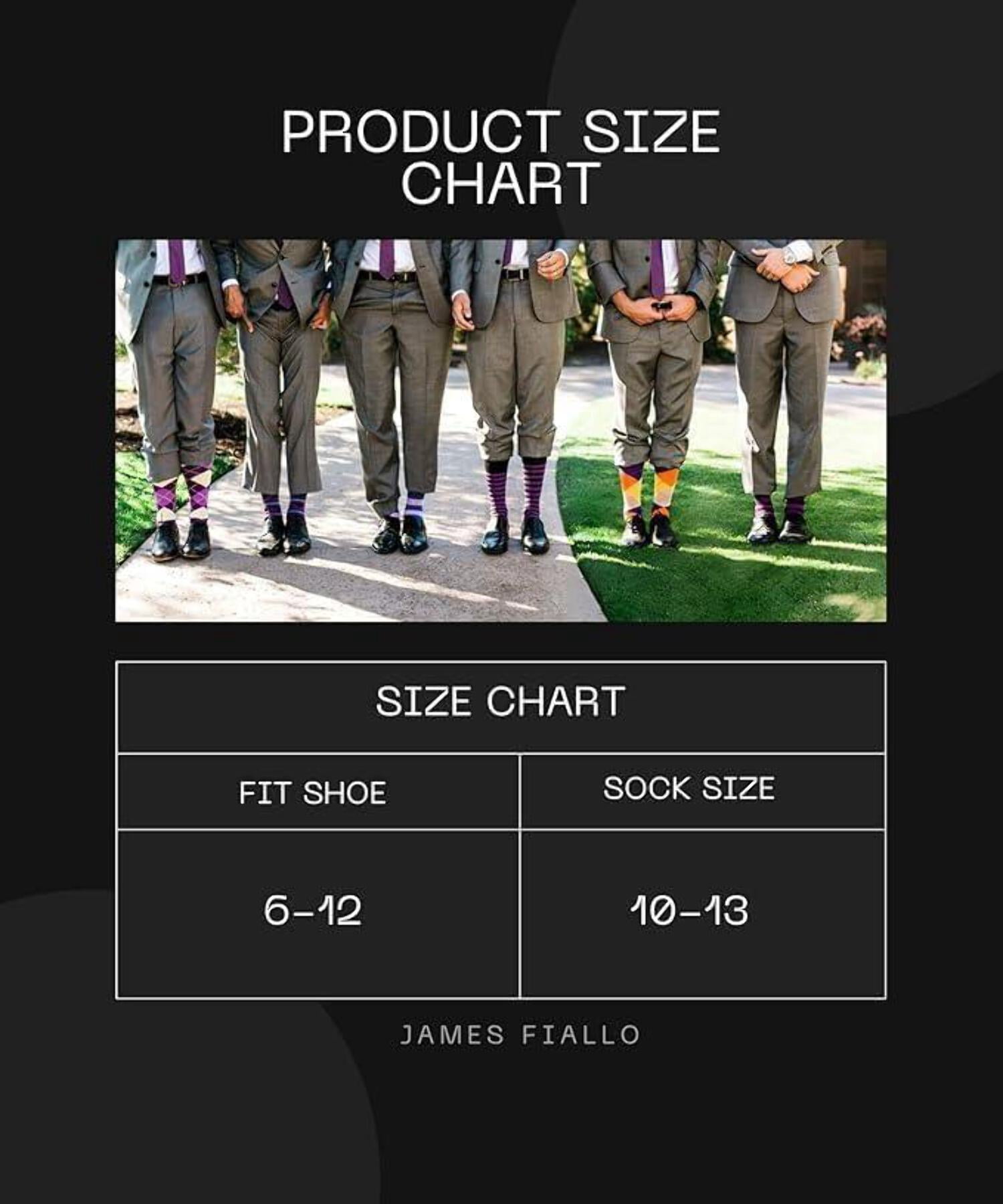 JAMES FIALLO Mens Gift-Ready Novelty Crew Socks – Colorful Multipack with Trendy Designs (12 Pairs)
