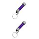 thumbnail image 1 of Eigraketly Linterna LED Acampar al aire libre Senderismo Caminar Antorcha de mano portátil con llave Linterna de aleación de aluminio 5LED Púrpura 2piezas Eigraketly CBP145101, 1 of 6