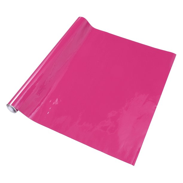 Película protectora para automóvil de color rosa brillante de Unique Bargains 50x150cm / 1.6ft x 5ft Cubierta de vinilo para exteriores e interiores 5.5mil 1 Pc Universal