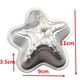 thumbnail image 2 of Molde de metal para hornear pasteles con forma de estrella de mar, herramienta para hacer pasteles, pudines y postres., 2 of 5