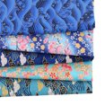 thumbnail image 5 of 5 Piezas Oro Estampado Patchworks Estilo Japonés Coser Tela Parches Tipo 3 Sunnimix, 5 of 5