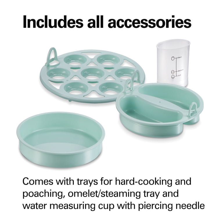 Hamilton Beach 3-in-1 Egg Cooker, 7 Egg Capacity, Mint photo 7
