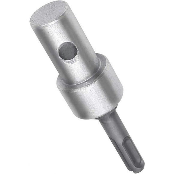 Garden Auger Electric Drill Adapter for Corded Drill and Cordless Drill, SDS Plus Keyless Thread Chuck Round Shank Adapter for Impact Driver
