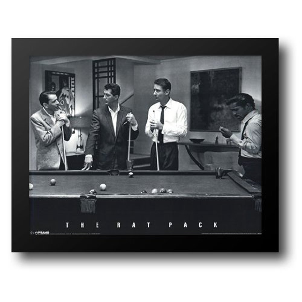 FrameToWall The Rat Pack Pool 24x20 Framed Art Print