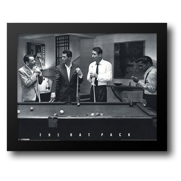 FrameToWall The Rat Pack Pool 24x20 Framed Art Print