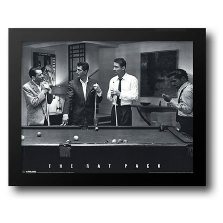 - The Rat Pack - Pool 24x20 Framed Art Print