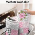 thumbnail image 5 of Pioneer Flower Floral Print Pattern Bathroom Rugs Mat, Non Slip Microfiber Bathroom Rug with Rubber Backing, Soft Mats for Bathroom Floor Tub Shower, 20"x32", 5 of 5