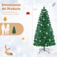 thumbnail image 3 of 150cm Árbol de Navidad Artificial con Luces de Estrella Blancas Cálidas y 8 Modos de Iluminación, 3 of 9
