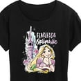 thumbnail image 3 of Disney Princess - Rapunzel Fearless & Optimistic - Women's Short Sleeve Graphic T-Shirt, 3 of 5