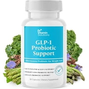 DR Vitamin Solutions GLP 1 Probiotic Support Supplement with Inulin Prebiotic, 30 Vegan Capsules