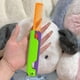 thumbnail image 5 of Cuchillo de impresión 3D, cuchillo de diseño creativo, modelo mini para niños y niñas (verde morado), 5 of 6