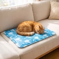 thumbnail image 6 of Cooling Mat for Cats, 12"x16" Thicker Self Cooling Pet Pad for Small Dogs, Summer Pets Supplies, Pet Cooling Mats for Cats, Foldable Pet Cooler for Crate & Travel, 6 of 8