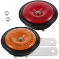 thumbnail image 1 of 2pcs Universal Car Horn Kit 12V High and Low Tone Snail Horns Waterproof Loud High Decibel Car Horns for Motorcycle Car Replacement, 1 of 5