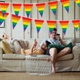 thumbnail image 5 of Banderín del orgullo del arco iris, banderín del orgullo gay, banderín para bar, fiesta al aire libre, decoraciones de jardín, 5 of 5