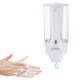 thumbnail image 4 of EeaseMX Dispensador de jabón líquido de manos para baño de hotel, ABS, para pared, con bomba para champú y acondicionador de cabello, con cerradura para ducha y bañera (blanco, 350 ml), 4 of 7