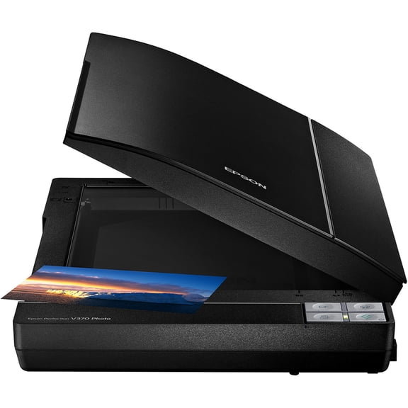 Restored Epson Perfection V370 Photo Scanner 4800 DPI Flatbed Scanner with Film & Slide Scanning, USB (Refurbished)