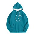 thumbnail image 4 of Squid Game Player Kids Hoodie Sweatshirt – Official Green Cosplay Hoodie for Children, Ideal for Squid Game Fans and Events Sky Blue 140, 4 of 4