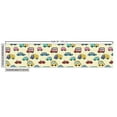 thumbnail image 3 of Ambesonne Cartoon Fabric by the Yard Upholstery, Sketch Trucks Print Artwork, 1 Yard, Cream and Multicolor, 3 of 5